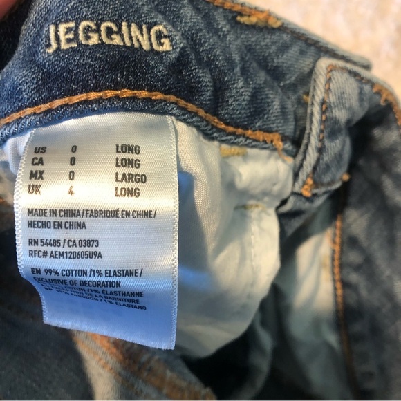 American Eagle Size 0 Long Super Stretch Jegging - Picture 4 of 4
